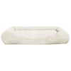 vidaXL Hundebett mit Kissen Beige 89x75x19 cm Oxford-Gewebe