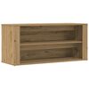 vidaXL Schuhbank Artisan-Eiche 100x35x45 cm Holzwerkstoff