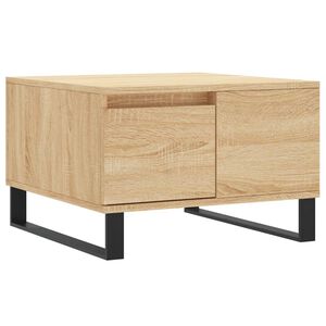 vidaXL Couchtisch Sonoma-Eiche 55x55x36,5 cm Holzwerkstoff