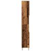 vidaXL Badschrank Altholz-Optik 30x30x190 cm Holzwerkstoff