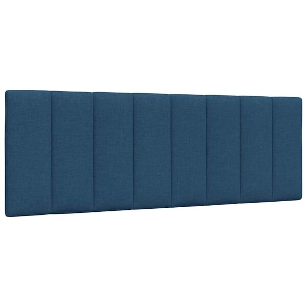 vidaXL Kopfteil-Kissen "Hanko" Blau 120 cm Stoff
