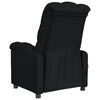vidaXL Massagesessel Schwarz Stoff