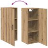vidaXL Highboard Artisan-Eiche 34,5 x 34 x 180 cm Holzwerkstoff