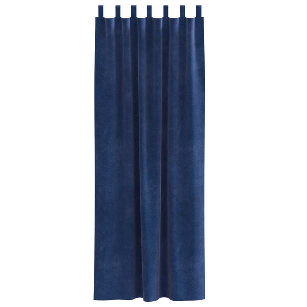 vidaXL Verdunkelungsvorh&auml;nge 2 pcs Dunkelblau 140 x 225 cm Samt