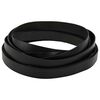 vidaXL Lederriemen Schwarz 500 x 1 cm Leder