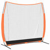 vidaXL Baseball-&Uuml;bungsnetz Schwarz 250 x 106,5 x 210 cm Polyester