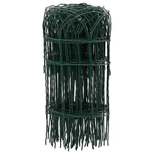 vidaXL Beetzaun Pulverbeschichtetes Eisen 10x0,4 m