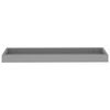vidaXL Loggia Wandregale 4 Stk. Grau 60x15x4 cm MDF
