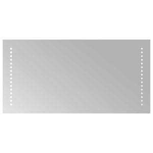 vidaXL LED-Badezimmerspiegel Transparent 60 x 30 cm Geh&auml;rtetes Glas