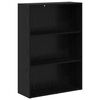 vidaXL B&uuml;cherregal 80 x 30 x 114 cm Holzwerkstoff Schwarz Eichen-Optik