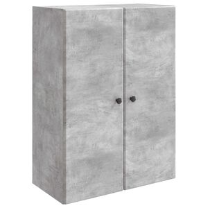 vidaXL Wandschrank 66 x 34,5 x 90 cm Holzwerkstoff Betongrau