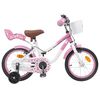 vidaXL Kinderfahrrad Mit St&uuml;tzr&auml;dern 14 Zoll f&uuml;r 3-5 Jahre alt