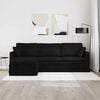 vidaXL Sofa Schwarz Gesamtabmessungen: 228 x 134 x 80 cm (B x T x H)