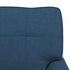 vidaXL Lounge-Liege mit Kissen Blau 91 x 157 x 91 cm Stoff
