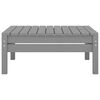 vidaXL 8-tlg. Garten-Lounge-Set Grau Massivholz Kiefer