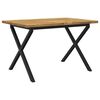vidaXL Quadratischer Esstisch 120 x 70 x 75 cm Massivholz Akazie