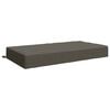 vidaXL Sitzkissen SOEST 100 % Polyester Grau 120 x 60 x 15 cm
