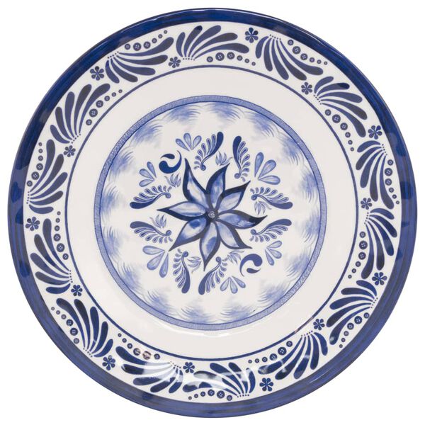 Bo-Camp 16-tlg. Geschirrset Old Dutch Melamin Blau