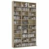 vidaXL CD-Schrank Sonoma-Eiche 102x23x177,5 cm Holzwerkstoff