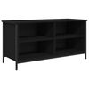 vidaXL TV-Schr&auml;nk 100 x 40 x 50 cm Schwarz Eichen-Optik Holzwerkstoff