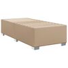 vidaXL Boxspringbett Matratze Cappuccino-Braun 100x200cm Kunstleder