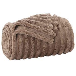 vidaXL Wohndecke Kamel 240 x 220 cm 1.36 kg Fleece