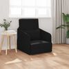 vidaXL Schlafsofa 60cm Schwarz Stoff