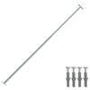vidaXL Einstellbare Fenster-Sicherheitsstange 710-1200 mm