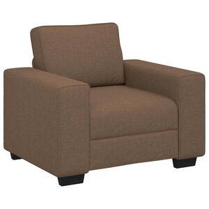 vidaXL Sessel Braun 100x77x82 cm Stoff