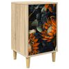 vidaXL Nachttisch LOCHEM Sonoma-Eiche 36 x 33 x 60 cm Holzwerkstoff