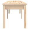 vidaXL Gartenbank 2-Sitzer 203,5x44x45 cm Massivholz Kiefer