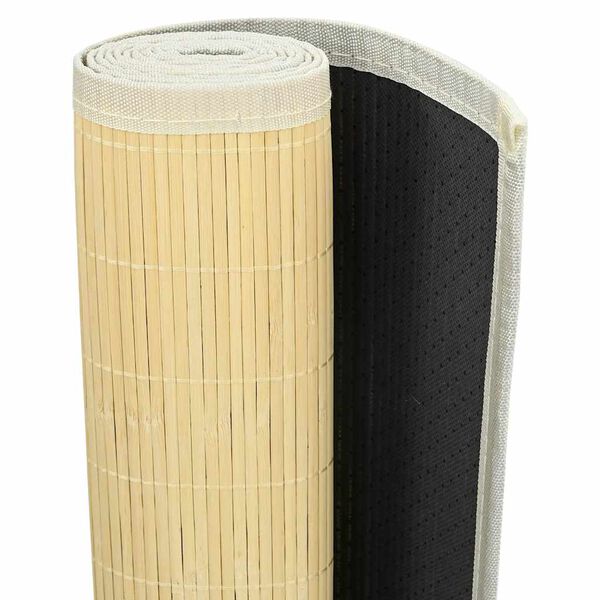 vidaXL Teppich Bambus 160x230 cm Natur