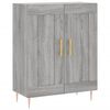 vidaXL Highboard Grau Sonoma 69,5x34x180 cm Holzwerkstoff