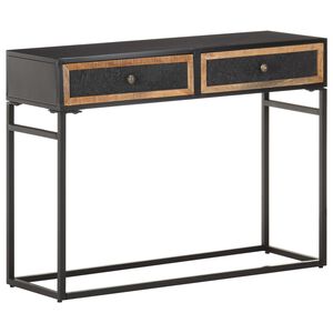 vidaXL Konsolentisch 100x35x75 cm Massivholz Mango