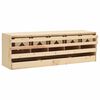 vidaXL 5er Legenest 117x33x38 cm Massivholz Kiefer