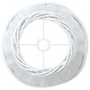 vidaXL Lampenschirm Weiß Ø15x12 cm Korbweide