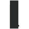 vidaXL Wand-Badeschrank Schwarz 32x20x67 cm
