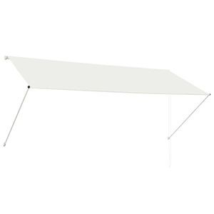 vidaXL Einziehbare Markise 300&times;150 cm Creme