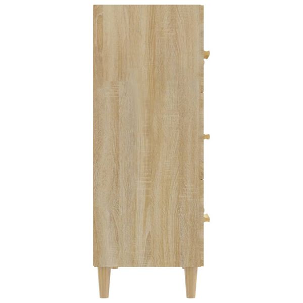 vidaXL Sideboard Sonoma-Eiche 70x34x90 cm Holzwerkstoff