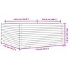 vidaXL Pflanzk&uuml;bel 110x110x49,5 cm Massivholz Douglasie