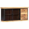 vidaXL Sideboard 150x40x75 cm Massivholz Mango