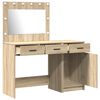 vidaXL Schminktisch mit Tür 2 pcs Braun 40 x 41 x 75 cm Holzwerkstoff