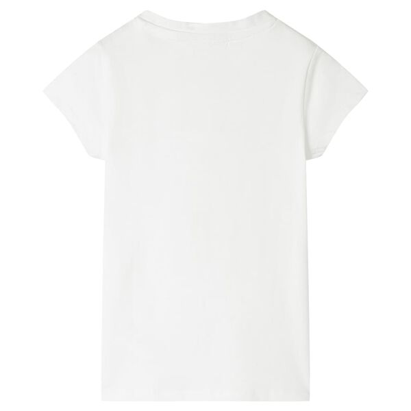 Kinder-T-Shirt Ecru 140