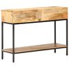 vidaXL Konsolentisch 100x35x76 cm Mango Massivholz