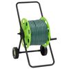 vidaXL Schlauchwagen mit 50 m Schlauch PVC Gr&uuml;n