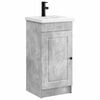 vidaXL Badezimmerschrank mit Waschbecken Betongrau 42 x 40 x 84,5 cm