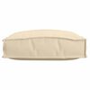 vidaXL Kissen 4 pcs Beige 40 x 40 x 8 cm Oxford-Stoff