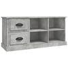 vidaXL TV-Schrank Betongrau 102x35,5x47,5 cm Holzwerkstoff