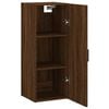 vidaXL Wandschrank Braun Eichen-Optik 34,5x34x90 cm