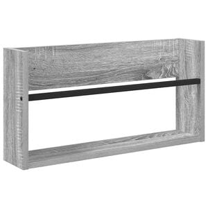 vidaXL Magazinregal Sonoma-Grau 60 x 12 x 30 cm Holzwerkstoff